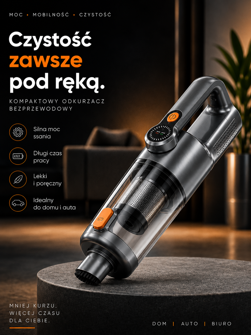 POWERBLAST - Odkurzacz 17000Pa Bezprzewodowy 2w1